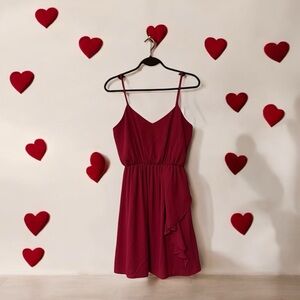 Everly Raspberry Pink Slip Dress